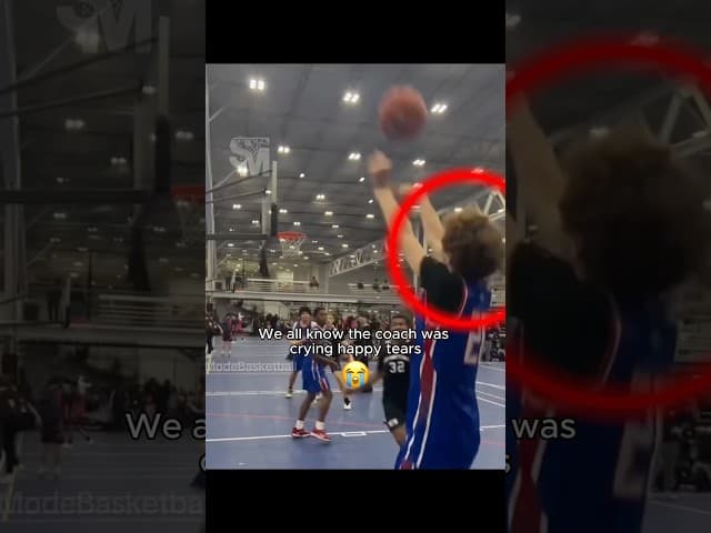 We all know the coach was crying happy tears 😭 #basketball