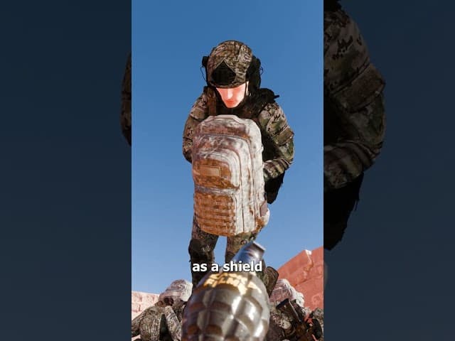 He Threw Himself Onto A Grenade 😨
