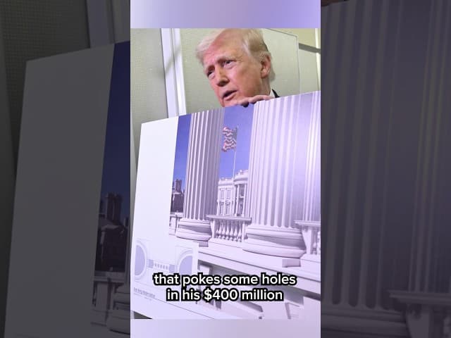 Nicolle reacts to Trump's ballroom with FAKE windows and staircase to NOWHERE