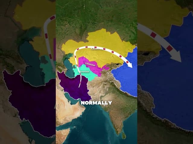 Iran Plans Rail Oil Exports to China #shorts