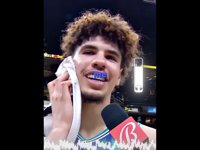 😭 LaMelo still hoops like this