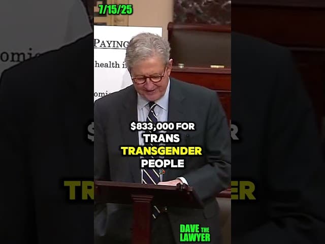 Kennedy Reads Off Outrageous Spending