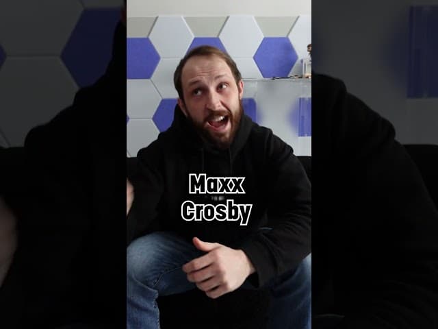 Maxx Crosby Watching Everyone Else Get Traded #nfl #football #raiders #trade #skit #funny