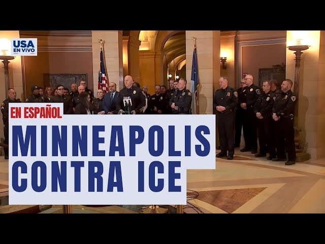 Policia de Minnesota reaccionan ante tensiones con agentes de ICE| USA EN VIVO 🔴