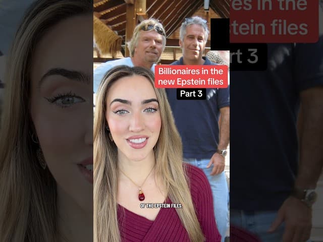 Every single billionaire in the new Epstein files (pt3) #news #politics #trump #epstein #billionaire