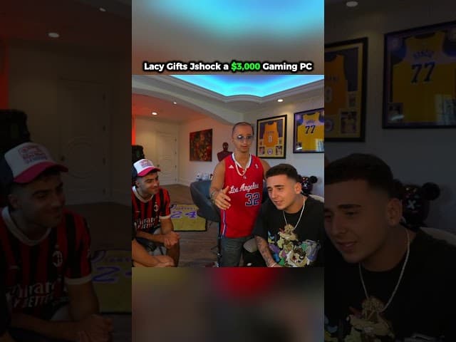 Lacy Gifts Jshock a $3,000 Gaming PC