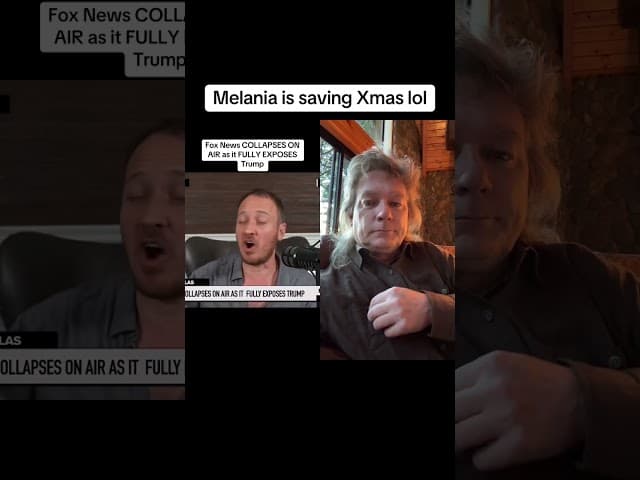 Melania is saving Xmas lol #duet #melania #foxnews #petehegseth #strikes #venezuela #christmas #maga