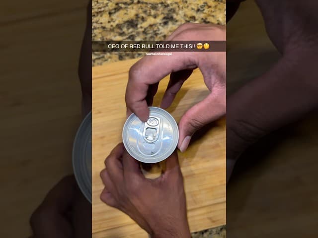 RED BULL SECRETS 🤫 #redbull #energy #lifehacks