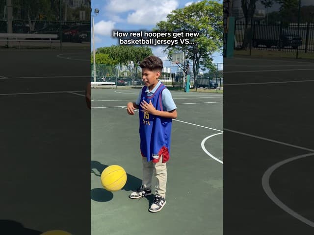 How fake vs real hoopers get a new basketball jersey
