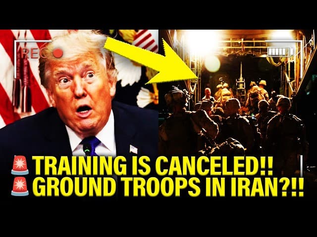 🚨Trump CALLING US Ground Troops to WAR?!!!
