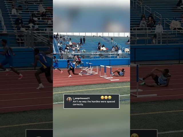 Hurdles of doom 😳💀 #shorts