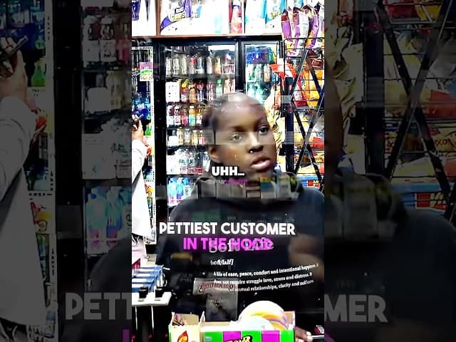 The PETTIEST Customer In The Hood 🤣 @khalidattaf