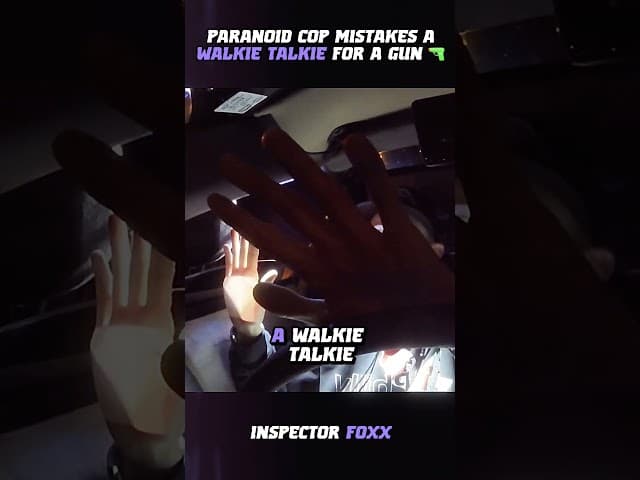 Paranoid Cop Mistakes A Walkie Talkie For A Gun 🔫 @PhillyStreetRaceTeam