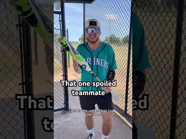 That one spoiled teammate ￼| #baseball #skit #content #shorts