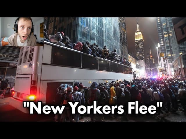 NYC Busses 'SELL OUT' OVERNIGHT... as "Communist" Mamdani's Taxes ERASE MIDDLE CLASS