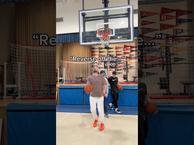 Reverse Full Court Shot! #shortvideo