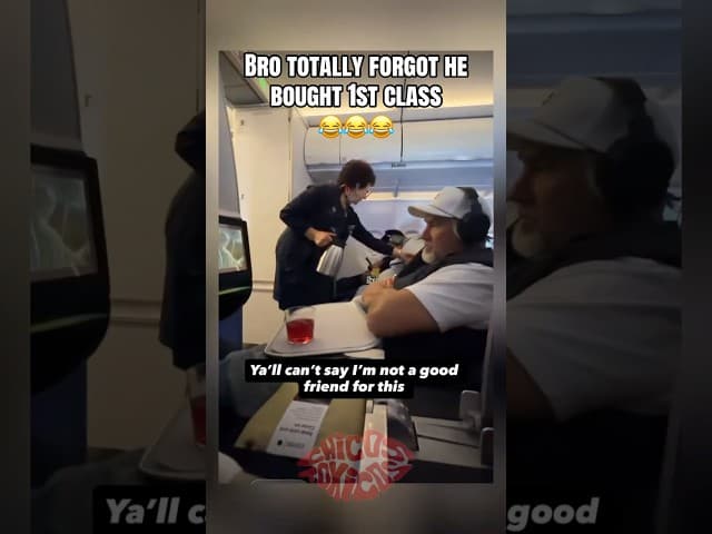 He forgot he paid for first class😂NEW VLOG LINKED ABOVE⬆️#hispanic #comedy #chicostoxicos #shorts