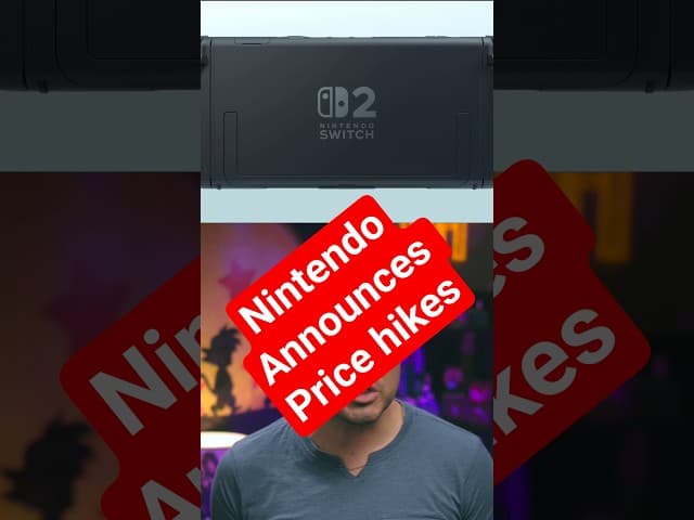 Nintendo raising the prices on everything