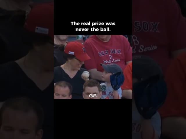 He Gave The Ball Away 🥹⚾