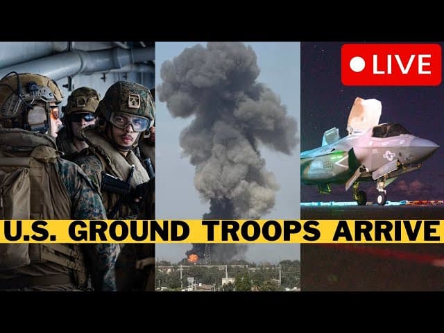 🚨 BREAKING: U.S. Ground Troops Arrive For Iran War - Iranian Clashes Begin On Streets