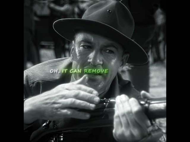 He could use a gun as soon as he was born