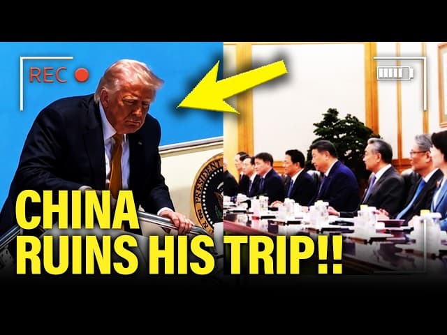 Trump gets RUDE AWAKENING as China RUINS HIS ARRIVAL!!!
