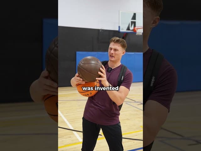 When you use an NBA ball for the first time