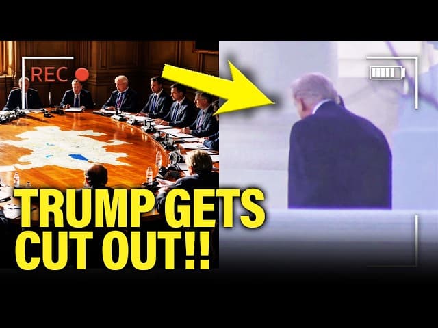 FURIOUS World Leaders CUT OUT Trump from DEALS IN WAR!!!