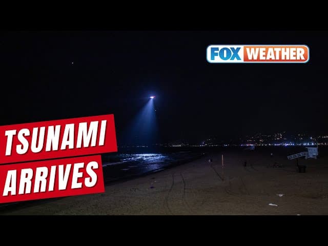 Tsunami Arrives Along West Coast After Impacting Hawaii In Wake Of Powerful Earthquake Off Russia