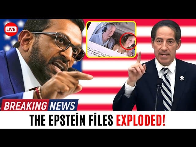 5 Minutes Ago: Jamie Raskin DROPS a BOMB On The Epstein Cover-Up