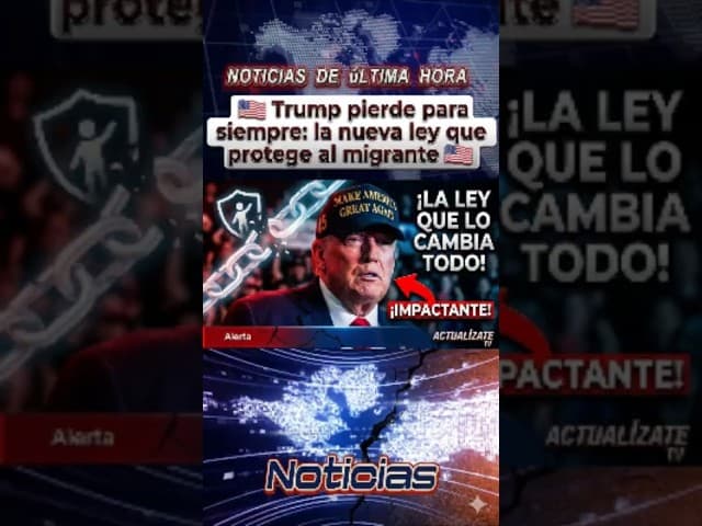 ¡TRUMP PIERDE TODO! Nueva Ley Blindará a los Migrantes en Texas