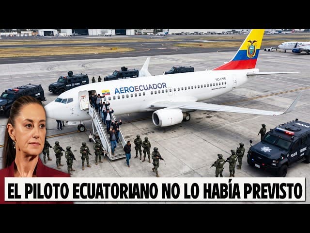 Un Avión de Pasajeros Ecuatoriano Pensaba Que Podría Entrar en México Sin Ser Detectado...