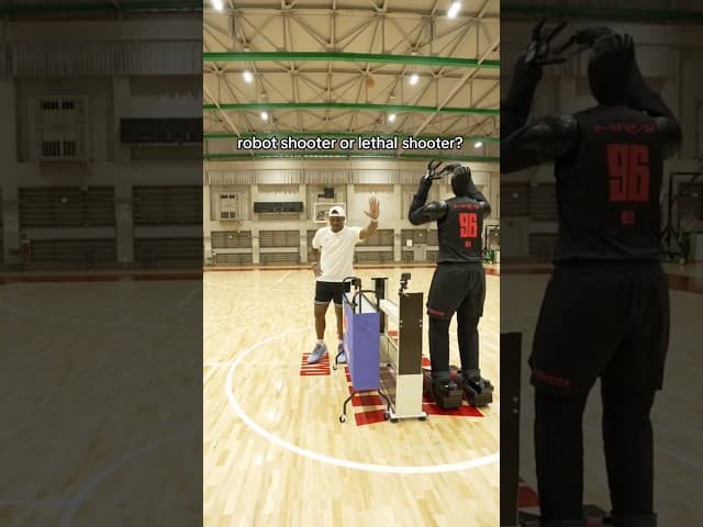 Lethal Shooter vs Robot Shooter🏀🦾 I understand it now!#Redbull #LethalShooter #nba