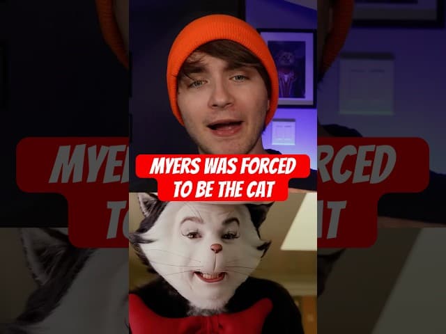 Mike Myers WAS FORCED To Be The Cat in The Hat #mikemyers #thecatinthehat #moviefacts #snl