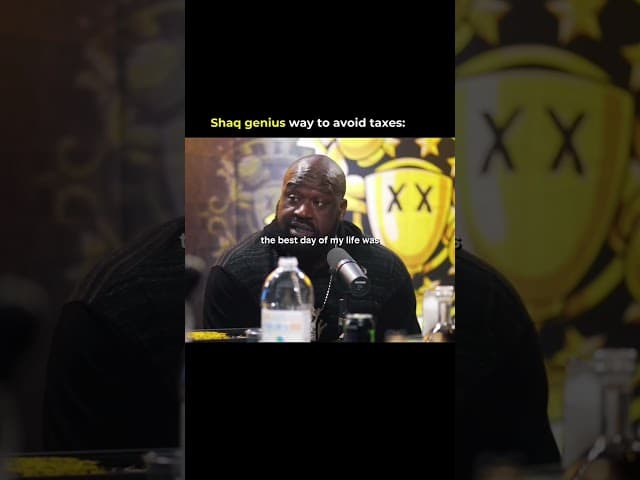 Shaq genius way to avoid taxes: