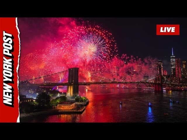 Watch Live: Macy's 4th of July Fireworks in NYC
