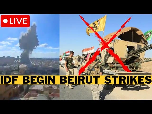 LIVE: U.S. Wipe Out IRGC Leaders Hiding In Iraq - IDF Launch Strikes In Lebanon