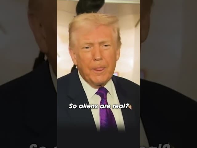 Did Trump Admit Aliens are Real? 😂