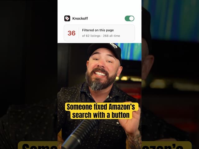 Someone Built A Button To Fix Amazon Search