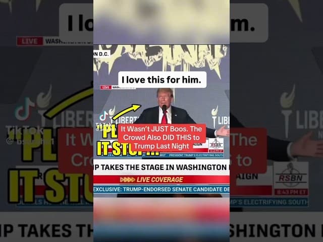 Trump Crowd Turns on Him—And It Wasn’t Just Boos #Trump #MAGA #Politics