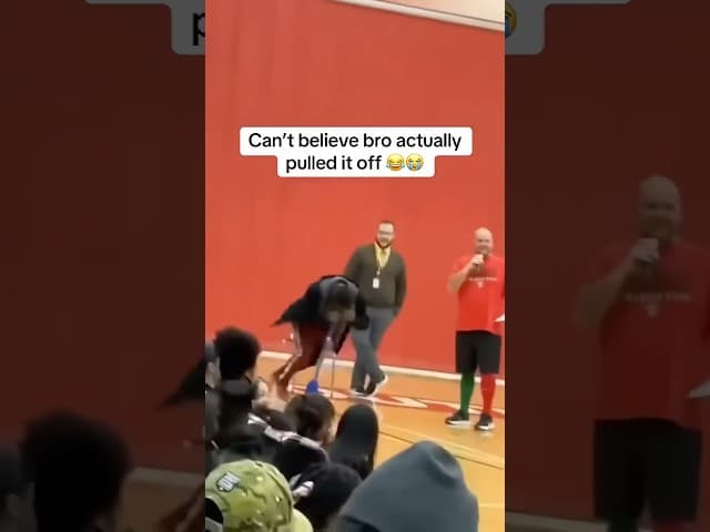 This guy is going places 🤣👏 #shorts