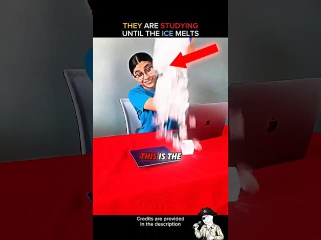 Studying until Ice Melts Challange Gone Wrong 😭