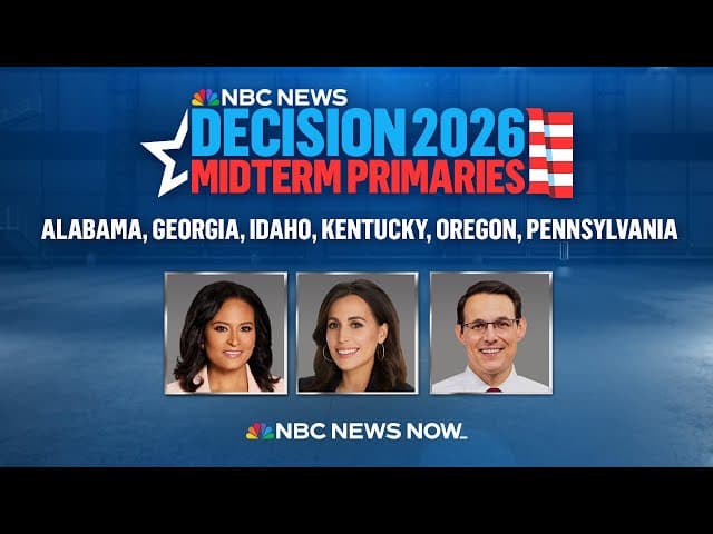 LIVE: Primary election night coverage in Kentucky, Georgia and 4 other states | NBC News