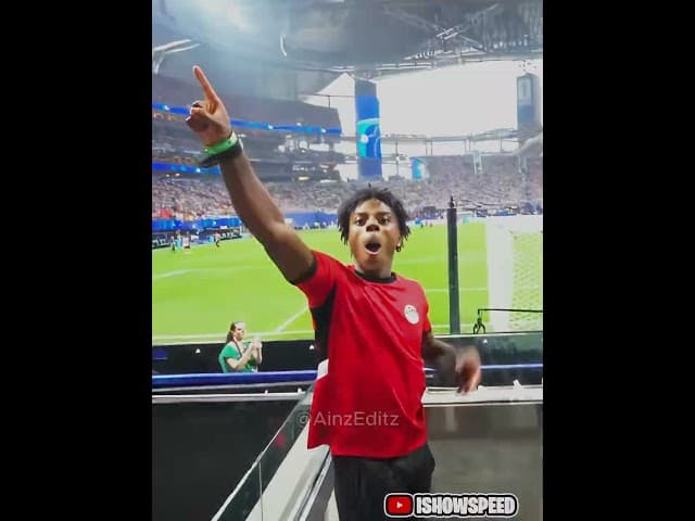 Speed Reacts To His Song During A Messi Game 😂😭