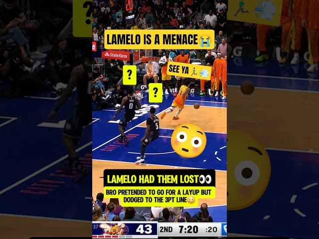 LaMelo RISKED all of his AURA😭
