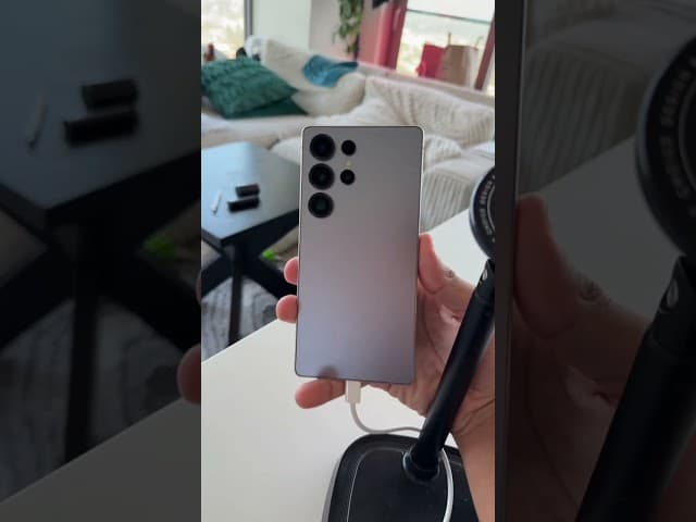 Can your phone flashlight burn through plastic?? #carterpcs #tech #iphone #android