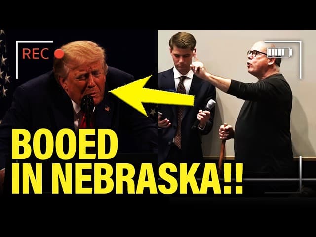 Trump gets BOOED IN NEBRASKA as TERM COLLAPSES!!!