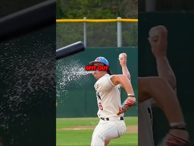 He SPIT During His Pitch for THIS Reason 😳⚾