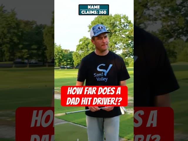 We called out this DAD on the driving range👀. #golf #golfswing #golftips