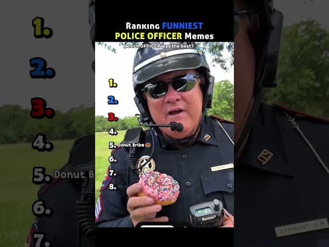 Ranking FUNNIEST Police Officer Memes👮💀